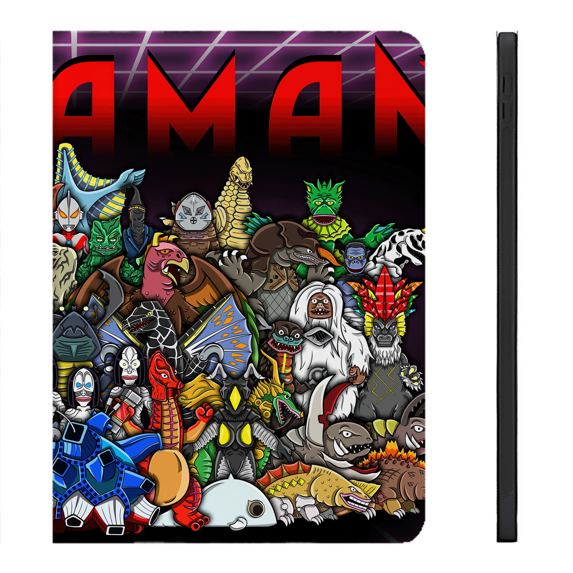 （画像用） ウルトラマン Ultraman IPadケース ペンホルダー付き ブックスタイルデザイン